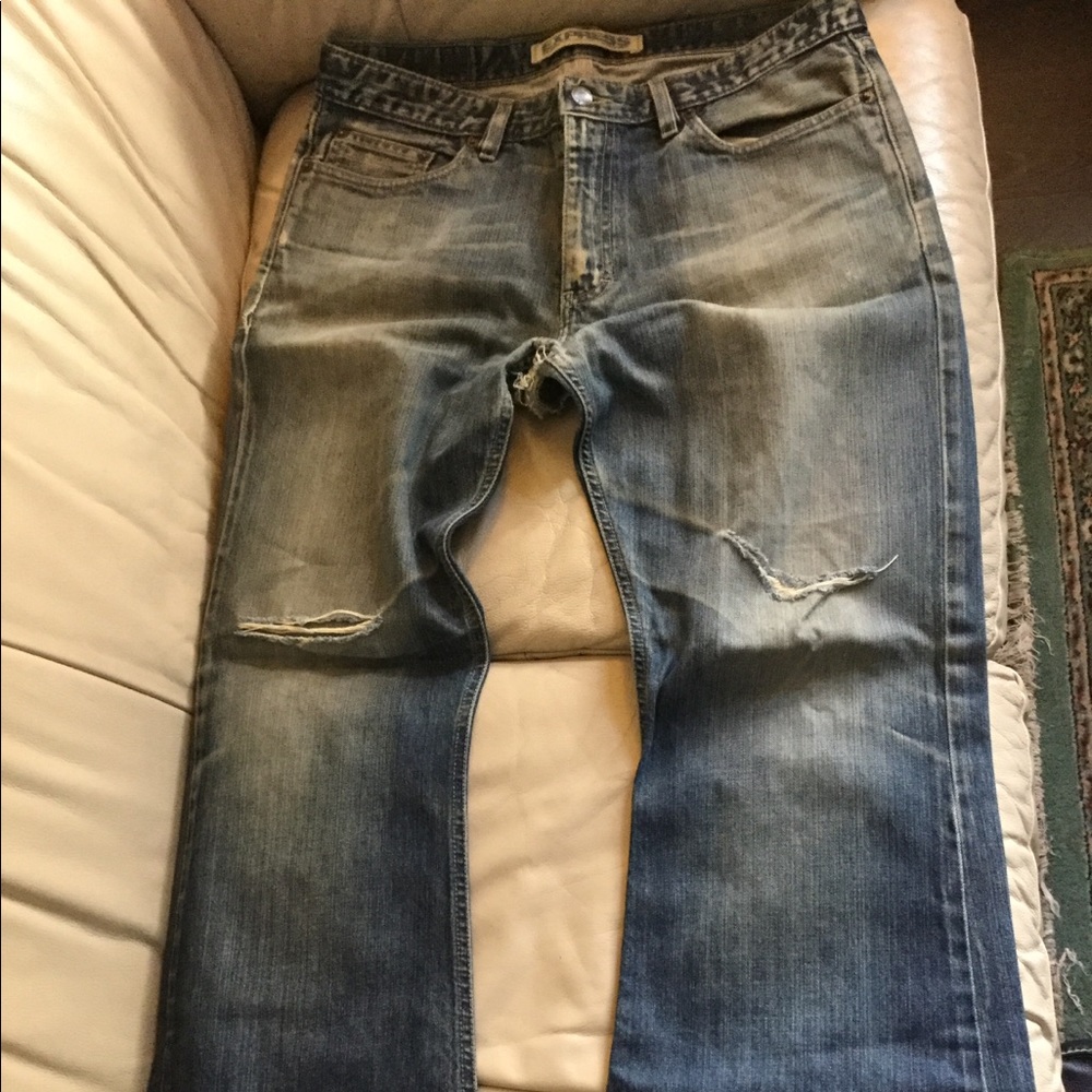 Express Men’s BIG BOOTCUT JEANS! AWESOME LOOK!